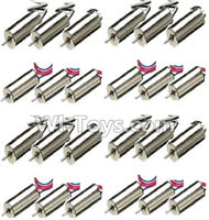 Cheerson CX-33 Parts-08-04 Clockwise rotating Motor with Red and Blue wire(12pcs) & Counterclockwise Reversing-rotating Motor with Black and white wire(12pcs),Cheerson CX-33 CX-33C RC Drone Quadcopter Spare parts,5.8G real-time image transmission aerial a