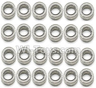 Cheerson CX-33 CX-33C Parts-10-03 Bearing(24pcs),Cheerson CX-33 CX-33C RC Drone Quadcopter Spare parts,5.8G real-time image transmission aerial aircraft accessories