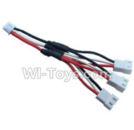 Cheerson CX-33 CX-33C Parts-13-09 Upgrade 1-to-3 coversion Charging cable,Cheerson CX-33 CX-33C RC Drone Quadcopter Spare parts,5.8G real-time image transmission aerial aircraft accessories