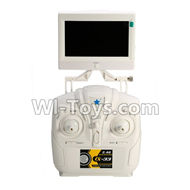 Cheerson CX-33 CX-33C Parts-16-03 CX-33S Transmitter with FPV Monitor(Can only be used for CX-33S Drone),Cheerson CX-33 CX-33C RC Drone Quadcopter Spare parts,5.8G real-time image transmission aerial aircraft accessories