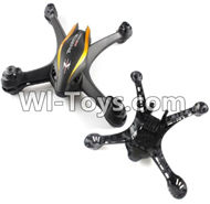 Cheerson CX-35 Parts-01 Upper and bottom shell cover-(Black & Yellow) For Cheerson CX-35 RC Drone Quadcopter Spare parts,5.8G real-time image transmission aerial aircraft accessories