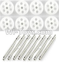 Cheerson CX-35 Parts-21 Main gear(8pcs) & Main hollow pipe(8pcs) For Cheerson CX-35 RC Drone Quadcopter Spare parts,5.8G real-time image transmission aerial aircraft accessories
