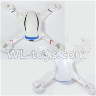 Holy Stone F181 RC Quadcopter Parts-06 Upper Shell cover & Bottom cover shell,Lower cover shell-White,Holy Stone F181 RC Quadcopter Drone Spare Parts Replacement Accessories