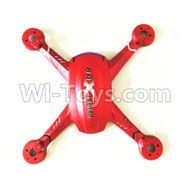 Holy Stone F181 Parts-37 Upper Shell cover-Red,Holy Stone F181 RC Quadcopter Drone Spare Parts Replacement Accessories