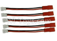 Holy Stone F181 Parts-49 White-to-JST coversion Charging cable(5pcs),Holy Stone F181 RC Quadcopter Drone Spare Parts Replacement Accessories