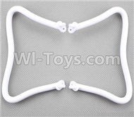 DFD F183 Parts-24 Landing skide,Tripod(2pcs)-White For DFD F183 F183C Quadcopter parts,rc Drone parts