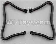 DFD F183 Parts-25 Landing skid,Tripod(2pcs)-Black For DFD F183 F183C Quadcopter parts,rc Drone parts