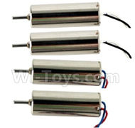Holy Stone F180 F180C F180W Parts-13 Main motor with Black and White Wire(2pcs-(CW) & Main motor with Red and Blue wire(2pcs-CCW),Holy Stone F180 F180C F180W RC Quadcopter parts,F180 RC Drone Spare parts Accessories