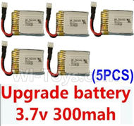 Holy Stone F180 F180C F180W Parts-20 Upgrade 3.7v 300mah battery for the Holy Stone F180 F180C F180W Quadcopter(5pcs),Holy Stone F180 F180C F180W RC Quadcopter parts,F180 RC Drone Spare parts Accessories