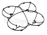 Holy Stone F180 F180C F180W Parts-32 Outer protect frame-Black,Holy Stone F180 F180C F180W RC Quadcopter parts,F180 RC Drone Spare parts Accessories