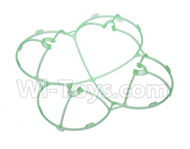 Holy Stone F180 F180C F180W Parts-34 Outer protect frame-Green,Holy Stone F180 F180C F180W RC Quadcopter parts,F180 RC Drone Spare parts Accessories