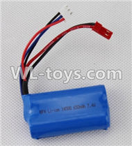 Double Horse 7011 RC boat parts ,Shuang Ma dh 7011 parts-11 Official 7.4v 650mah battery