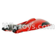 Double horse 7012 RC boat ShuangMa 7012 parts-06 Upper shell cover-Red