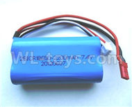 Double horse 7012 RC boat ShuangMa 7012 parts-13 Upgrade 7.4v 2200mah battery-Run more time