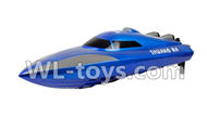 Double horse 7012 RC boat ShuangMa 7012 parts-27 Only Whole boat-Blue(Not include the charger and Transmitter)