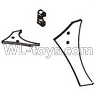 Double Horse 9130 RC helicopter ShuangMa 9130 Parts-17 Horizontal and verticall wing with fixtures