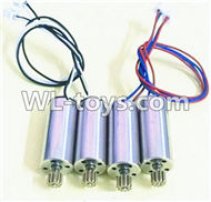 Double horse 9135 RC helicopter Shuang Ma 9135 Parts-03 rotating Motor with red and Blue wire(2pcs) & Reversing-rotating Motor with Black and white wire(2pcs)