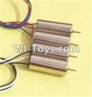 BOLON K-891 parts-07 Reversing-rotating Motor with Black and white wire(2pcs-Not include gear) & rotating Motor with red and Blue wire(2pcs-Not include gear),BOLON TOYS K-891 RC Quadcopter Drone Spare Parts Accessories,BOLON K891 RC Drone Replacement parts