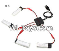 BOLON K-891 parts-23 Upgrade 1-to-4 charger with balance charger(Not include the 4x battery),BOLON TOYS K-891 RC Quadcopter Drone Spare Parts Accessories,BOLON K891 RC Drone Replacement parts