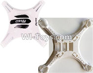 BOLON K-896 Parts-01 Upper and Bottom body shell cover-White,BOLON K-896 RC Quadcopter Drone Spare Parts Accessories,BOLON TOYS K896 Replacement Parts