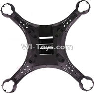 BOLON K-896 Parts-05 The Bottom body shell cover-Black,BOLON K-896 RC Quadcopter Drone Spare Parts Accessories,BOLON TOYS K896 Replacement Parts