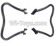 BOLON K-896 Parts-11 Landing skid,Tripod(2pcs)-Black,BOLON K-896 RC Quadcopter Drone Spare Parts Accessories,BOLON TOYS K896 Replacement Parts