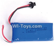 BOLON K-896 Parts-37 Official 7.4V 1200mAh battery with SM Plug-1pcs,BOLON K-896 RC Quadcopter Drone Spare Parts Accessories,BOLON TOYS K896 Replacement Parts