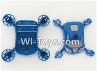 FAYEE FY802 Parts-01 Upper and Bottom shell cover-Blue,FAYEE FY802 RC Quadcopter Drone Spare Parts FY802 Replacement Accessories Climbing & Walking RC Quadcopter Running Climbing Mini Drone