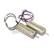 FAYEE FY802 Parts-08 rotating Motor with red and blue wire(1pcs-CW) & Reversing-rotating Motor with black and white wire(1pcs-CCW),FAYEE FY802 RC Quadcopter Drone Spare Parts FY802 Replacement Accessories Climbing & Walking RC Quadcopter Running Climbing