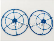 FAYEE FY802 Parts-18 Outer protect frame-Blue,FAYEE FY802 RC Quadcopter Drone Spare Parts FY802 Replacement Accessories Climbing & Walking RC Quadcopter Running Climbing Mini Drone