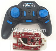 FAYEE FY802 Parts-24 Transmitter & Circuit board-Blue,FAYEE FY802 RC Quadcopter Drone Spare Parts FY802 Replacement Accessories Climbing & Walking RC Quadcopter Running Climbing Mini Drone