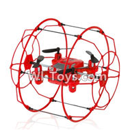 FAYEE FY802 Parts-29 BNF(Only the whole quadcopter,No battery,No charger,No transmitter)-Red,FAYEE FY802 RC Quadcopter Drone Spare Parts FY802 Replacement Accessories Climbing & Walking RC Quadcopter Running Climbing Mini Drone