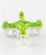 Fayee FY804 Parts-02 Upper and bottom shell cover-Green,FY804 RC Quadcopter Drone Spare Parts FY804 Replacement Accessories