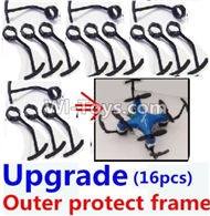 Fayee FY804 Parts-07 Upgrade outer protect frame(16pcs),FY804 RC Quadcopter Drone Spare Parts FY804 Replacement Accessories