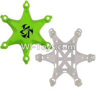 Fayee FY805 Parts-02 Upper and bottom shell cover-Green,Fayee FY805 RC Hexacopter Drone Spare Parts,FY805 Quadcopter Replacement Accessories