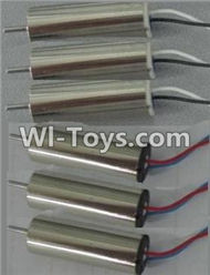 Fayee FY805 Parts-10 rotating Motor with red and blue wire(3pcs-CW) & Reversing-rotating Motor with black and white wire(3pcs-CCW),Fayee FY805 RC Hexacopter Drone Spare Parts,FY805 Quadcopter Replacement Accessories