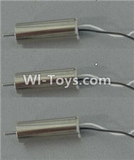 Fayee FY805 Parts-11 Reversing-rotating Motor with black and white wire(3pcs-CCW),Fayee FY805 RC Hexacopter Drone Spare Parts,FY805 Quadcopter Replacement Accessories