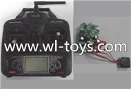 FeiLun FX070 FX070C RC Helicopter parts-21 Transmitter & Circuit board