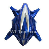 HuaJun W606-2 Parts-02 Upper and Bottom shell cover & Battery cover-Blue,HuaJun Toys W606-2 RC Quadcopter Drone Spare Parts,HJ Toys W606-2 Accessoriess Replacement