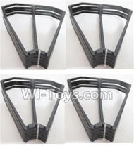 HuaJun HJ823 Parts-13 Outer protect frame,Outer protect ring(16pcs)-Black,HuaJun Toys HJ823 RC Quadcopter Drone Spare Parts,HJ Toys HJ823 Accessoriess Replacement