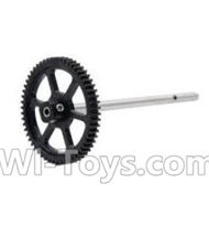 HuaJun W606-3 Parts-08 Main gear with hollow pipe(1pcs),HuaJun Toys W606-3 RC Quadcopter Drone Spare Parts,HJ Toys W606-3 Accessoriess Replacement