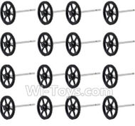 HuaJun W606-3 Parts-10 Main gear with hollow pipe(16pcs),HuaJun Toys W606-3 RC Quadcopter Drone Spare Parts,HJ Toys W606-3 Accessoriess Replacement