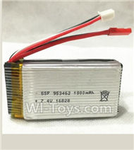 HuaJun W606-3 Parts-23 Official 7.4V 1800MAH Battery(1pcs),HuaJun Toys W606-3 RC Quadcopter Drone Spare Parts,HJ Toys W606-3 Accessoriess Replacement