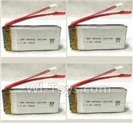 HuaJun W606-3 Parts-25 Official 7.4V 1800MAH Battery(4pcs),HuaJun Toys W606-3 RC Quadcopter Drone Spare Parts,HJ Toys W606-3 Accessoriess Replacement