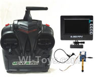 HuaJun W606-3 Parts-36 Transmitter & 5.8G Image transmission Display,transmittt board and wire,HuaJun Toys W606-3 RC Quadcopter Drone Spare Parts,HJ Toys W606-3 Accessoriess Replacement