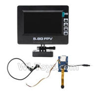 HuaJun W606-3 Parts-40 5.8G Image transmission Display,transmittt board and wire,HuaJun Toys W606-3 RC Quadcopter Drone Spare Parts,HJ Toys W606-3 Accessoriess Replacement