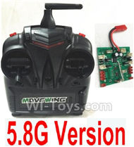 HuaJun W606-3 Parts-48 Transmitter & Circuit board(Can only be used for 5.8G FPV Image transmission Version),HuaJun Toys W606-3 RC Quadcopter Drone Spare Parts,HJ Toys W606-3 Accessoriess Replacement