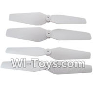 HuaJun Toys W606-5 Parts-04 Propellers,Main rotor blades(4pcs),HuaJun Toys W606-5 RC Quadcopter Drone Spare Parts,HJ Toys W606-5 Accessoriess Replacement