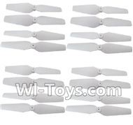 HuaJun Toys W606-5 Parts-05 Propellers,Main rotor blades(16pcs),HuaJun Toys W606-5 RC Quadcopter Drone Spare Parts,HJ Toys W606-5 Accessoriess Replacement