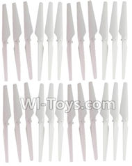 HuaJun Toys W609-7 W609-8 Parts-04-02 Main rotor blades(24pcs)-White,HuaJun Toys W609-7 W609-8 RC Hexadcopter Drone Spare Parts,HJ Toys W609-7 W609-8 Accessoriess Replacement
